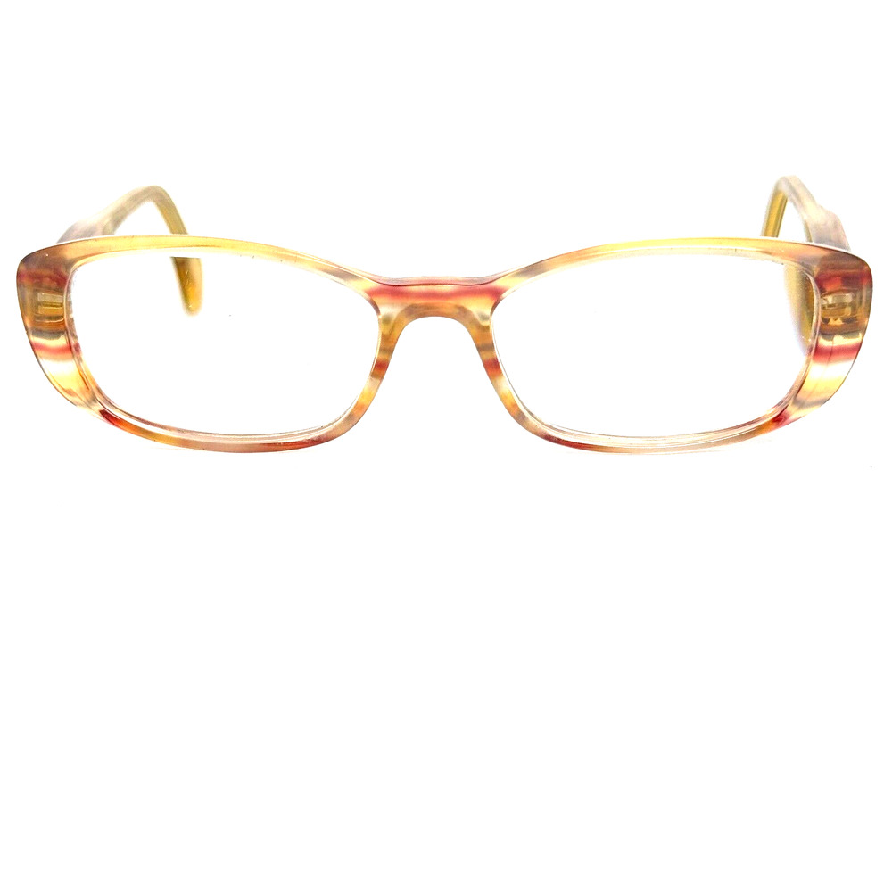 Jean Lafont Paris‎ Eyeglasses Frames Multicolor yellow Red Oval H16113